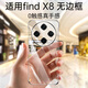 摯衛士【裸機手感】適用oppo findx8手機殼oppo findx8保護套 超薄全透明無(wú)邊框防摔簡(jiǎn)約高透散熱