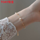 TOAY珍珠金珠滿(mǎn)天星14K包金手鏈氣質(zhì)百搭感小眾ins女小眾設計 珍珠手鏈