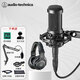 鐵三角（Audio-technica） AT2035電容麥克風(fēng)錄音設備套裝有聲書(shū)錄制專(zhuān)業(yè)錄音棚配音主播直播全套電腦K歌外置聲卡收音話(huà)筒 配鐵三角M20X耳機+支架線(xiàn)材