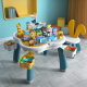 万高（Wangao）儿童拼装积木玩具兼容乐高大颗粒多功能男女孩萌兔学习桌99116