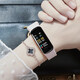 筱岙蘋果機(jī)適用iwatch GT4智能手環(huán)男女情侶測血壓心率血氧來電提醒睡眠微信鬧鐘學(xué)生跑步健身生日禮物 粉色c1p【心率，血壓，血壓，睡