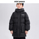 MiniPeace太平鳥童裝冬新中性羽絨服FFACE4C01 黑色 150cm