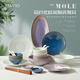 JIWOO碗盤(pán)餐具整套碗碟套裝碗盤(pán)餐具禮盒碗家用菜盤(pán)喬遷之喜搬家禮物