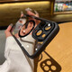 韻寧 磁吸沙漠色適用蘋果16promax手機殼新款15pro透明簡約iphone13防摔保護殼12帶鏡頭膜 磁吸款*黑色【金屬鏡圈/自帶鏡頭膜】 iPhone15Promax