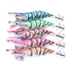 HENGJIA/亨嘉 3.0#海釣?zāi)疚r魷魚鉤 夜光木蝦遠投深海魷魚路亞餌 5PCS 獨立的包裝盒