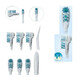 普爾邦適合博朗oral-B歐樂(lè)B電動(dòng)牙刷頭3733 4732多動(dòng)向牙刷頭(一盒4個(gè)） 2盒8個(gè)刷頭