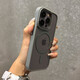 鹿途者 DEERWALK鈦金灰高清透明適用iPhone15手機殼蘋果14promax手機保護殼MagSafe磁吸超薄高級感獨立按鍵防摔殼 【鈦合金灰】高透-帶磁吸 iPhone 15 Pro