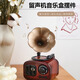 赟婭美式復(fù)古留聲機(jī)擺件懷舊老物件創(chuàng)意音樂盒客廳書柜桌面氛圍裝飾品 留聲機(jī)音樂盒—致愛麗絲