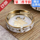 汀妲【當天發(fā)】創(chuàng  )意個(gè)性潮流圓形陶瓷煙灰缸不帶蓋輕奢男士KTV商用辦公室煙缸大號收納擺件