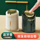 MIFLAME牙簽盒家用個性創(chuàng)意收納牙簽罐自動彈出按壓式輕奢網(wǎng)紅牙簽筒 新升級輕奢墨綠金+牙簽600根