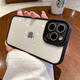 慕·質(zhì)（MUZHI） 蘋(píng)果13玻璃手機殼女款鉆石鏡頭圈iPhone13promax全包邊透明防摔閃粉 iPhone 13【午夜黑】鏡頭帶鉆親膚手感