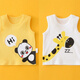 嬰兒背心男童純棉內(nèi)穿護(hù)肚春夏薄款打底衫內(nèi)衣女孩上衣寶寶小背心 熊貓+長頸鹿 純棉 收藏產(chǎn)品優(yōu)先發(fā)貨 100 建議身高90-100cm
