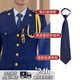 RINDU消防員領(lǐng)帶消防制服授帶襯衣仿制常服領(lǐng)帶懶人免打結(jié)領(lǐng)帶夾男士