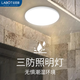 拉伯塔室外陽臺吸頂燈農村庭院戶外屋檐燈LED露臺門前燈防蟲防水照明燈 升級三防款【白殼】 56W直徑470