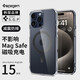 spigenSpigen 適用蘋(píng)果iphone15手機殼MagSafe磁吸保護套新款15pro max透明硅膠殼 碳纖維紋款 iPhone 15 Pro Max