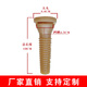 盛夏時(shí)光脫毛機(jī)膠棒打毛棒脫毛機(jī)橡膠棒家禽脫毛棒雞鴨脫毛機(jī)配件通用耐用 凹槽2.5黃色(10根)