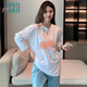 Halo Queen長袖打底衫女春秋甜酷內(nèi)搭上衣甜美櫻桃印花T恤H13QT2193