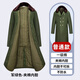 蓮曼菲軍大衣加厚加絨防寒防水男女款東北老式棉襖軍綠色棉大衣 軍綠棉里【普通款】 小號【適合90-120斤】