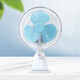 水月明插電款小型夾式電風(fēng)扇強(qiáng)力大學(xué)生宿舍床頭壁掛式辦公臺(tái)式小風(fēng)扇臺(tái)扇靜低音家用桌面夾扇辦公室 藍(lán)色鋼網(wǎng)（自帶1.3米線） 可立可掛可夾多功能搖頭風(fēng)扇