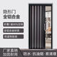 免打孔鋁合金折疊門推拉移門防火阻燃廚房衛(wèi)生間陽(yáng)臺(tái)空調(diào)房隔斷門 加厚鋁合金低軌折疊門/灰色邊框