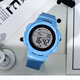 聖猴時(shí)（SHHORS）學(xué)生手表簡(jiǎn)約夜光鬧鐘計時(shí)ins風(fēng)多功能薄款小巧男女青少年電子表 海洋藍
