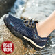 FEELACES男鞋夏季新款跑步鞋子男戶(hù)外休閑鞋透氣鏤空溯溪鞋青少年旅游 8801深藍 40 標準運動(dòng)鞋碼