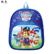 紙色（Z H I S E）幼兒園書(shū)包汪汪隊大書(shū)包男童女孩3--8歲小孩寶寶一年級兒童 藍色 旺旺淺藍-中小班