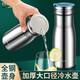 HUYO韓式不銹鋼冷水壺家用大容量泡茶壺餐廳加厚涼水壺帶蓋花茶果汁壺 韓式冷水壺【灰蓋】