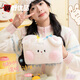 天虹充電熱水袋可愛(ài)暖水袋電暖寶經(jīng)期暖肚子暖寶寶電熱寶姨媽神器 紅臉白色兔子