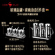 三四鋼調(diào)味罐單個勺蓋一體玻璃鹽罐家用廚房用品放鹽味精佐料罐子調(diào)料瓶 柏林經(jīng)典：玻璃鹽罐+油壺6件套