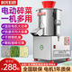 時(shí)光舊巷碎菜機家用養殖喂雞鴨電動(dòng)菜餡大型打菜機食堂用不銹鋼剁剎絞菜機 320顆粒型100W調粗細