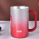 膳魔師（THERMOS）新款TSK2大容量保溫杯網(wǎng)紅夏季保冷啤酒杯不銹鋼辦公泡茶水杯JDK JDK-600紅色（不帶杯蓋） 600ml