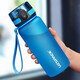 UZSPACE優(yōu)之運動(dòng)水杯太空杯男女學(xué)生夏季便攜塑料壺大容量健身tritan水瓶 寶藍650ml 進(jìn)口tritan材質(zhì)