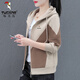 啄木鳥(niǎo)（TUCANO）衛(wèi)衣外套女春秋連帽2024新款中年媽媽運(yùn)動(dòng)休閑女士開(kāi)衫棉針織上衣 杏色 2XL-建議125-140斤