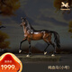 銅師傅《世界十大名馬之純血馬》客廳辦公室銅馬開(kāi)業(yè)擺件工藝品 小號