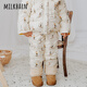 Milkbarn兒童羽絨褲男女童棉褲冬季外穿長(cháng)褲子寶寶保暖褲子 滑雪暖陽(yáng) 100 cm【充絨量32.6g】