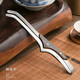 班意 銅茶夾洗杯夾 功夫茶鑷子茶杯夾 茶夾子茶具配件茶道 桐木茶夾（黑檀木—天外飛仙）