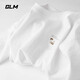 GLM純棉短袖T恤男夏季簡(jiǎn)約寬松通勤運動(dòng)風(fēng)上衣情侶休閑透氣男裝半袖