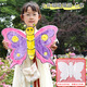 樸丞幼兒園兒童透明彩繪創(chuàng  )意玩具兒童手工diy制作材料包蝴蝶恐龍翅膀 C款蝴蝶翅膀一個(gè)