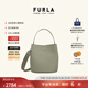 芙拉（FURLA）【限時(shí)優(yōu)惠】DANAE牛皮小號(hào)女士經(jīng)典時(shí)髦高級(jí)感手提包水桶包 綠色