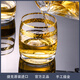 BOHEMIA Crystal捷克進(jìn)口水晶玻璃杯水杯高檔杯子洋酒杯啤酒杯家用高檔威士忌酒杯 金麥穗290ml