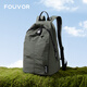 FOUVOR旅游雙肩包女2025新款時(shí)尚超輕便斜挎兩用帆布單肩小背包運動(dòng)胸包 綠色（大款）20升