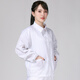 沃巴倫靜電工作服上衣 靜電服 防塵服短款電子廠無塵服工裝無塵衣噴漆服 白色【夾克靜電上衣】 175/XL建議體重120-140斤