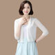 夏季配吊帶裙子小披肩外套女短款外搭冰絲針織開(kāi)衫薄款防曬衣百搭 白色 M