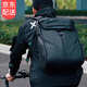 韞舜 書(shū)包 高中生學(xué)生筆記本雙肩包摩托車(chē)背包男商務(wù)通勤出差旅行包  黑色