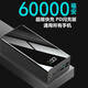 猶藍(lán)（YOBIU） 充電寶60000毫安22.5W超級(jí)快充蘋(píng)果PD雙向快充6萬(wàn)大容量移動(dòng)電源手機(jī)通用 商務(wù)黑 | 普通快充 | 6萬(wàn) FAST 進(jìn)口芯片