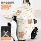 浪漫美西電動(dòng)車(chē)擋風(fēng)被冬季加絨加厚防水電瓶摩托車(chē)防風(fēng)罩春秋四季通用冬款 米底撲蝴蝶【大側翼+護肩護脖】