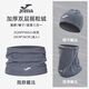 JOMA荷馬圍脖足球訓練面罩冬運動(dòng)兒童搖粒抓絨防寒保暖帽子男戶(hù)外脖套 灰色【成人】