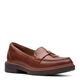 Clarks 其樂(lè ) 樂(lè )福鞋女Westlynn Bella 舒適休閑平底單鞋女鞋 皮革棕色 41 (9.5 US)