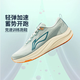 李寧赤兔8跑步鞋男2025夏季新款透氣網(wǎng)面競速減震回彈運動鞋子ARPV001 淡苔藍/蒼巒綠 41 (255mm)